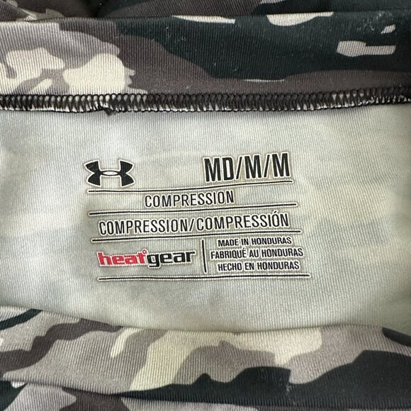 2/$30 Under Armour Short Sleeve Compression Camo Tee Heatgear Medium #A0775 - Picture 5 of 8
